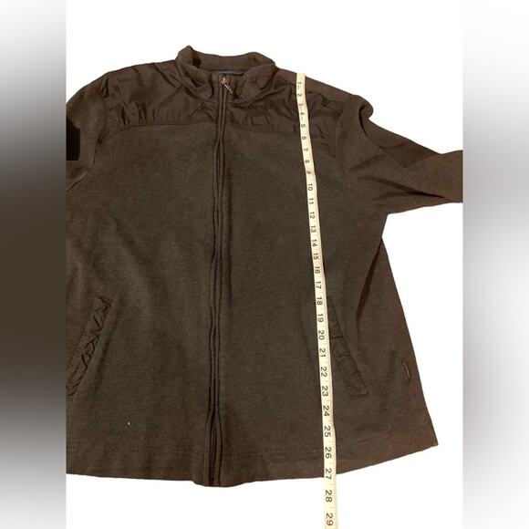 Perry Ellis Men's Lightweight Jacket Full Zip Casual Black Gray Size XL - Picture 8 of 9